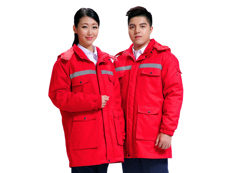 http://www.7msam.com 紅色工作服沖鋒衣展示